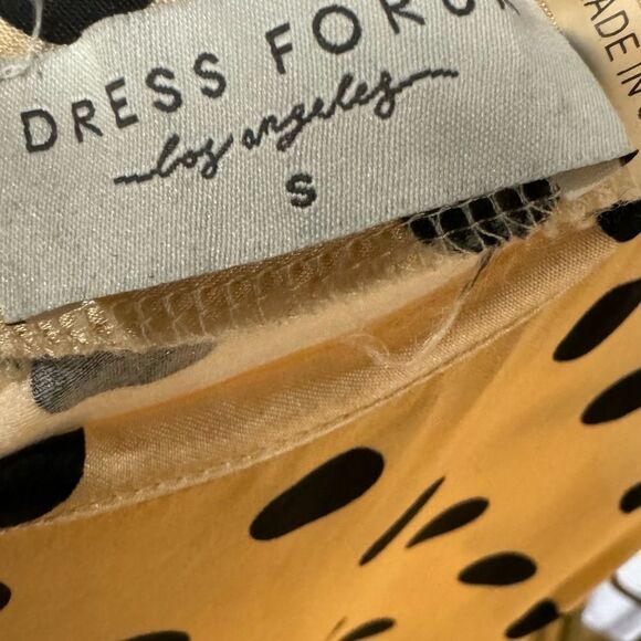 Revolve Dress Forum Los Angeles Vici Call Me Maybe Peach Polka Dot Midi Dress - Picture 6 of 8